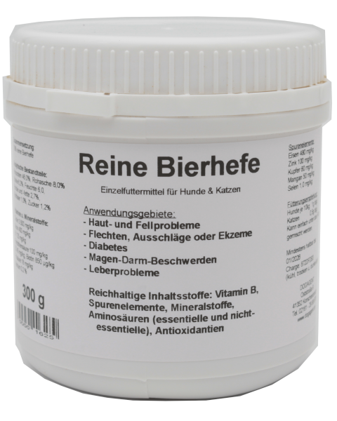 Reine Bierhefe für Hunde